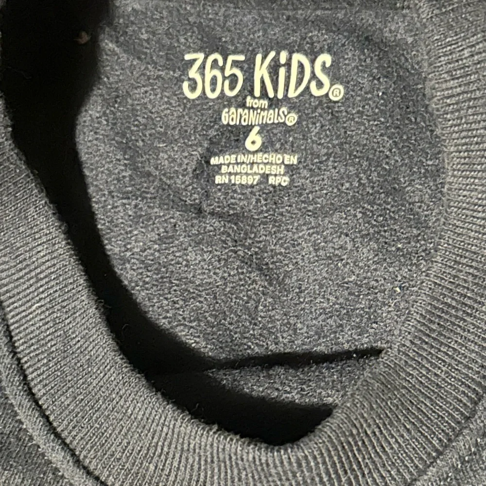 Kids Navy Blue Adventure Graphic Sweatshirt